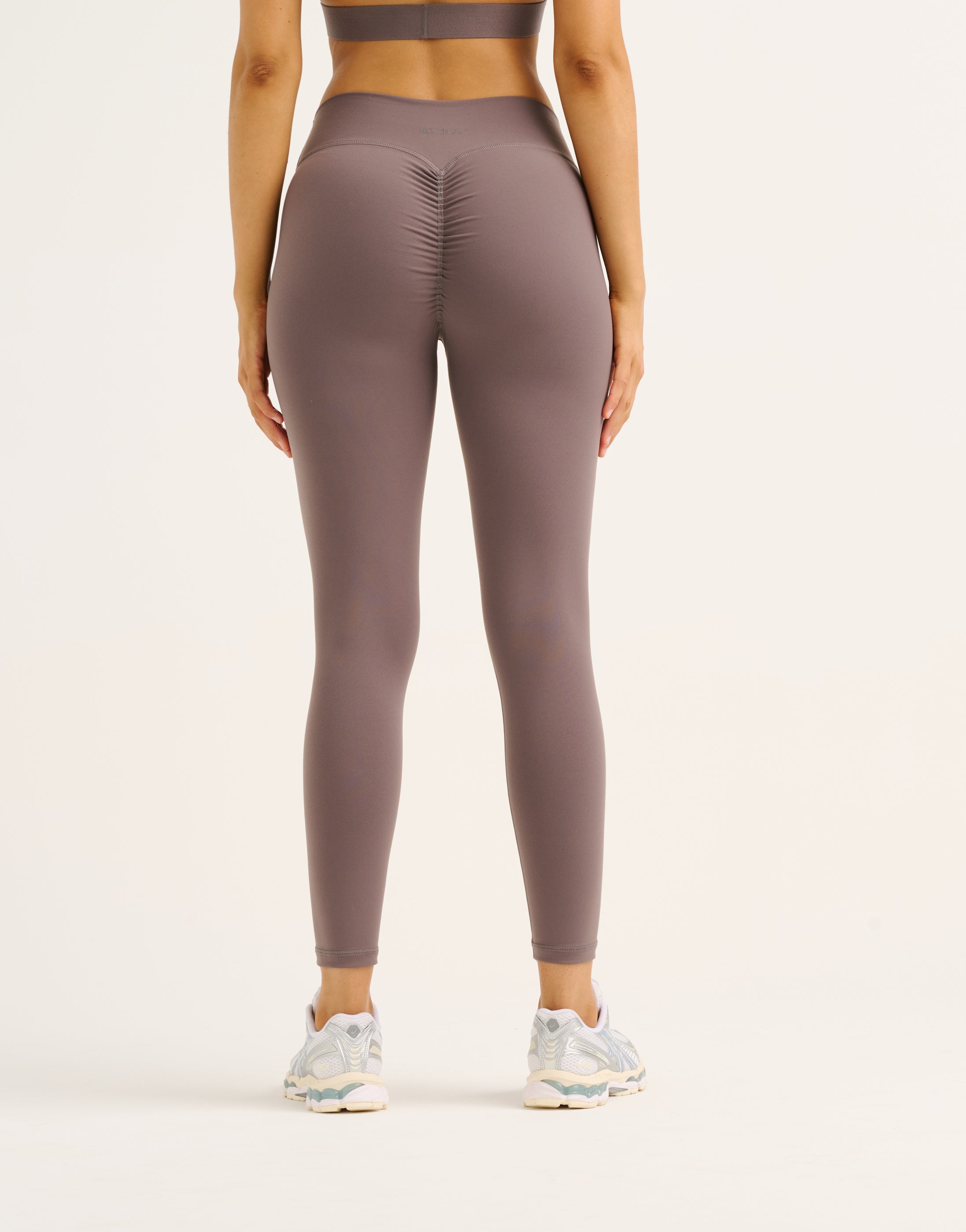 Force Scrunch Mid-Waist Leggings - Slate Grey