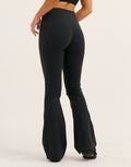 Nova Lycra® Flare Leggings - Phantom Black