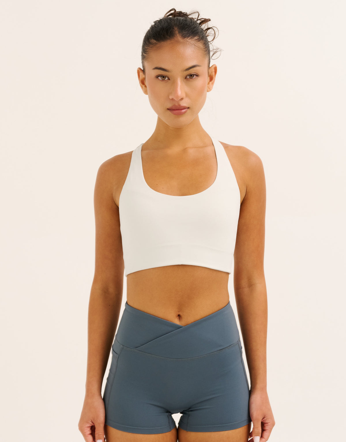 Nova Lycra® Pocket Racer Bra - Glacier