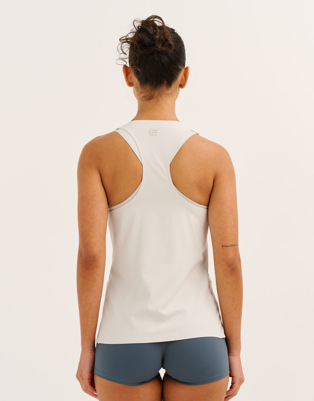 Nova Lycra® Pocket Racer Tank - Glacier