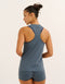Nova Lycra® Pocket Racer Tank - Storm Grey
