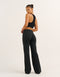 Nova Lycra® Wide Leg Pant - Phantom Black
