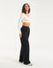 Echt Ribbed Cropped Long Sleeve - White