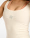 Ribbed Sculpt Tank - Cream