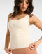 Ribbed Sculpt Tank - Cream