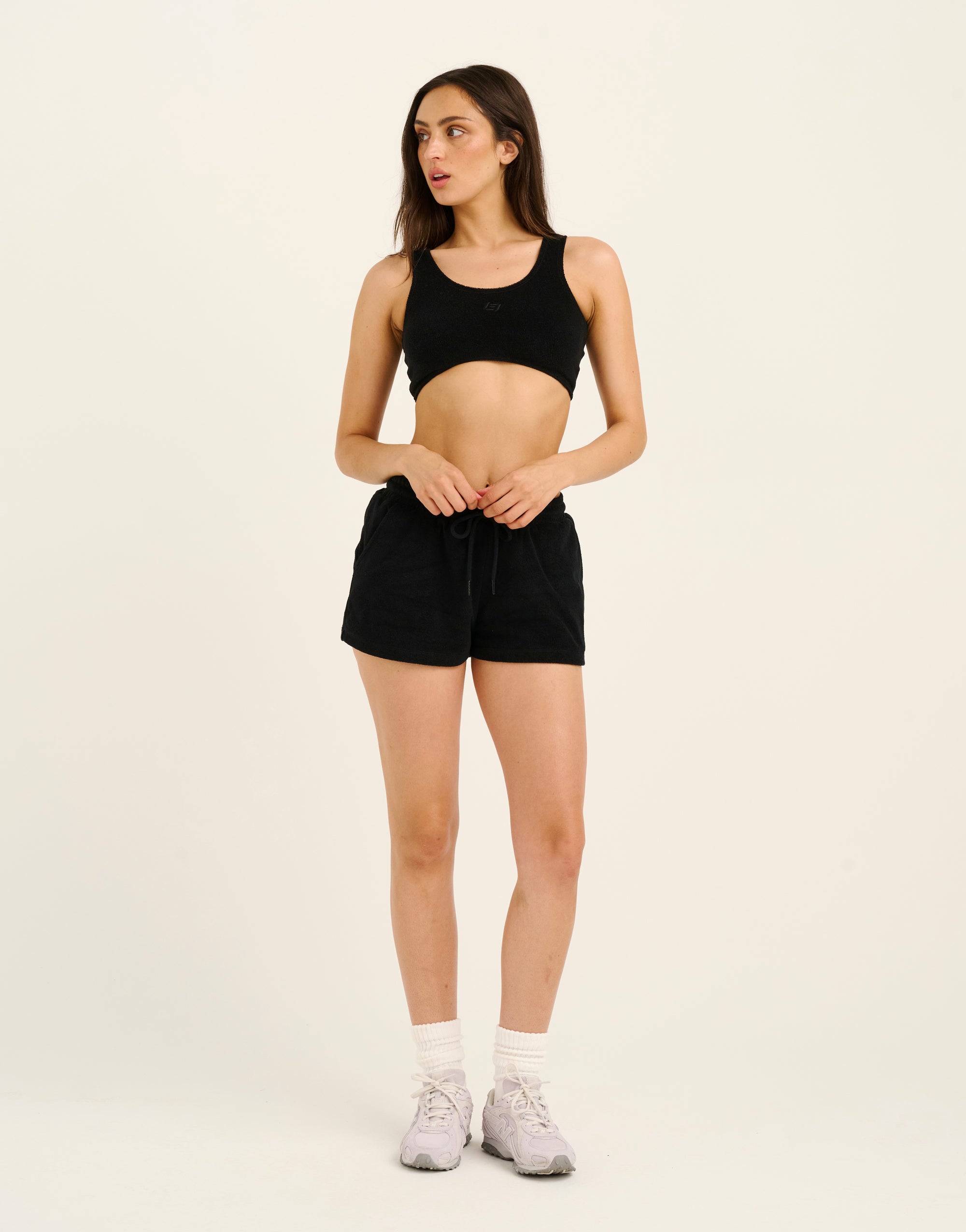 Terry Bra - Black
