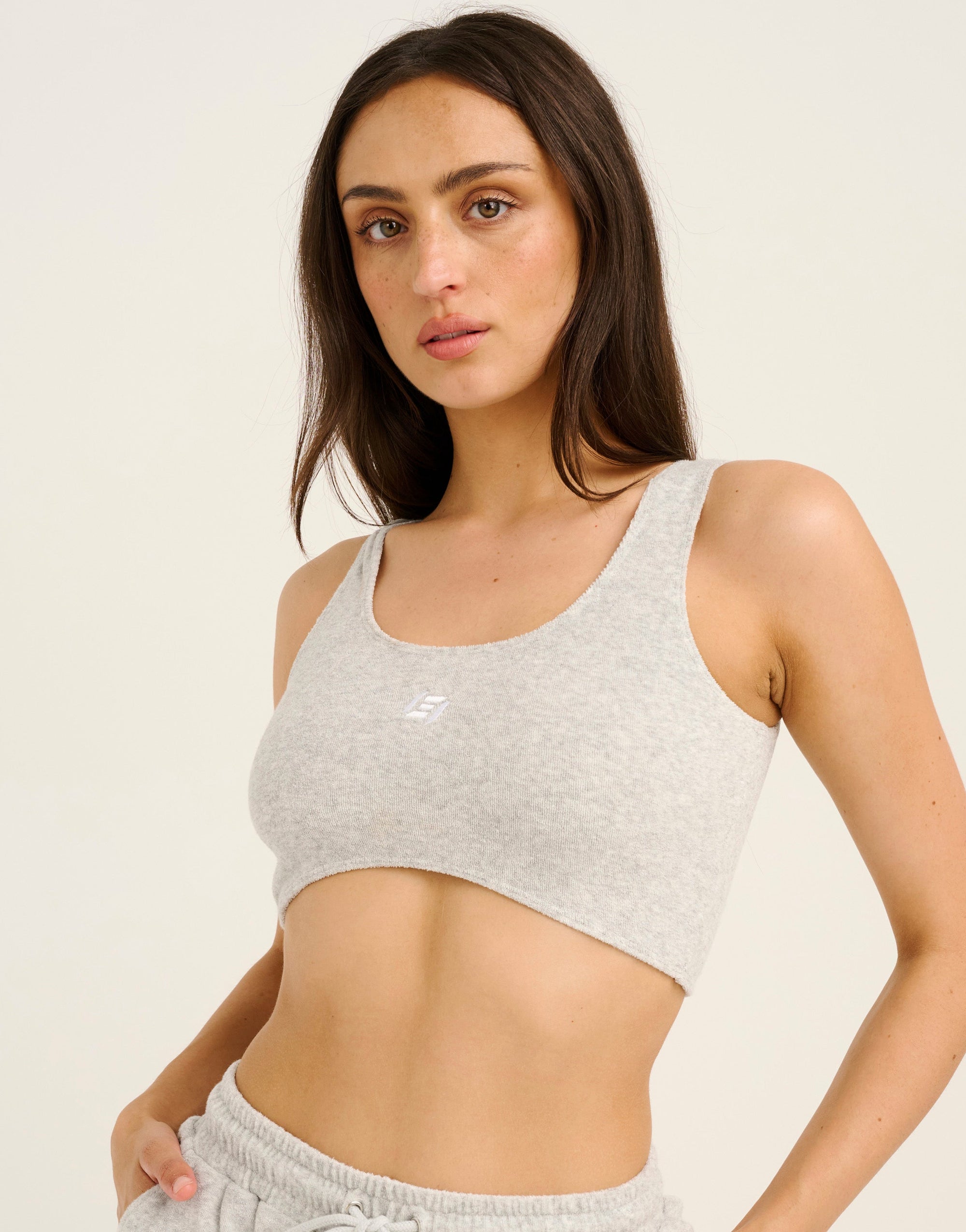 Terry Bra - Grey Marle