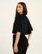 Terry Crop Tee - Black