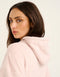Terry Zip Up Hoodie - Mauve