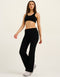 Terry Straight Leg Pant - Black