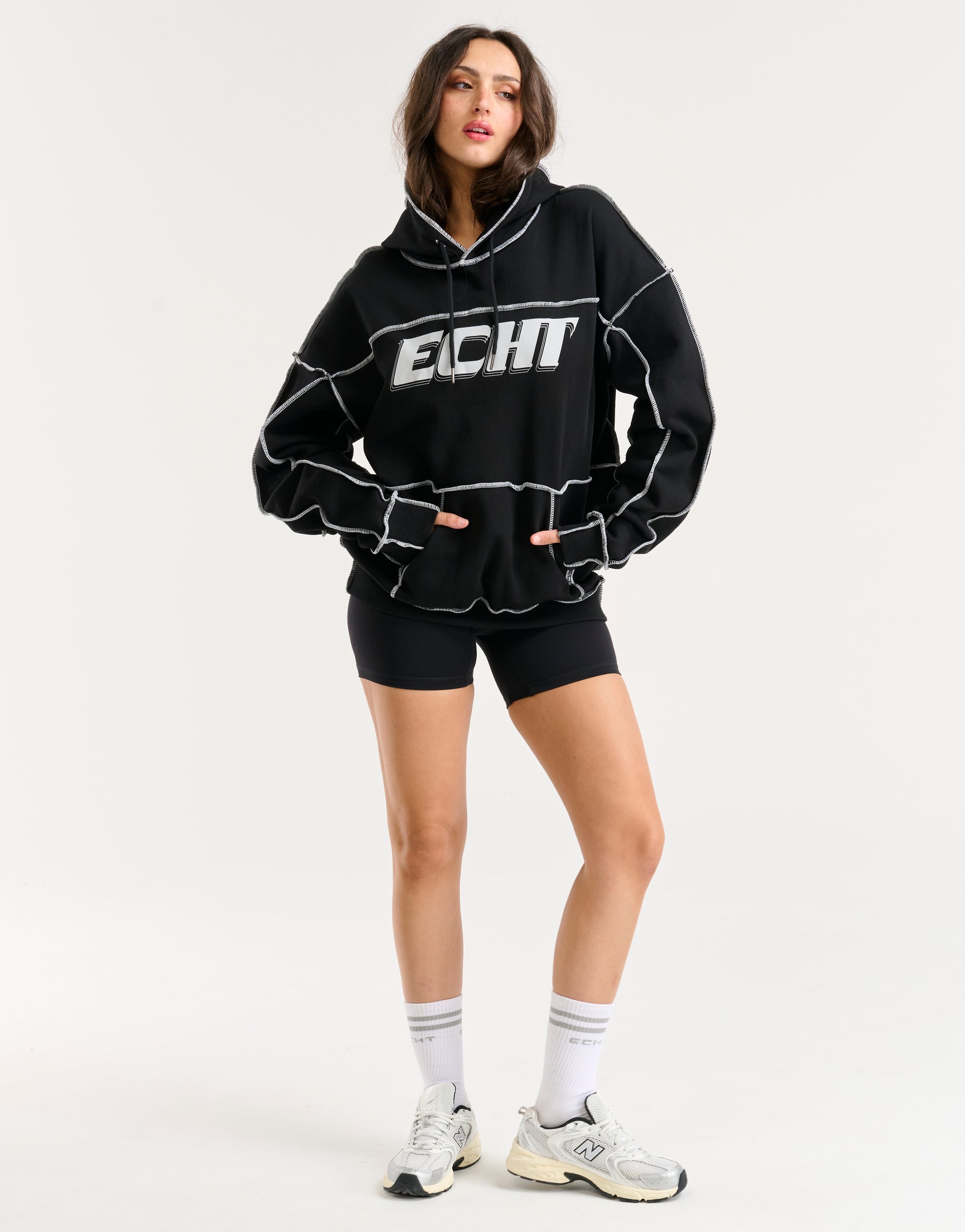 Track Hoodie - Black