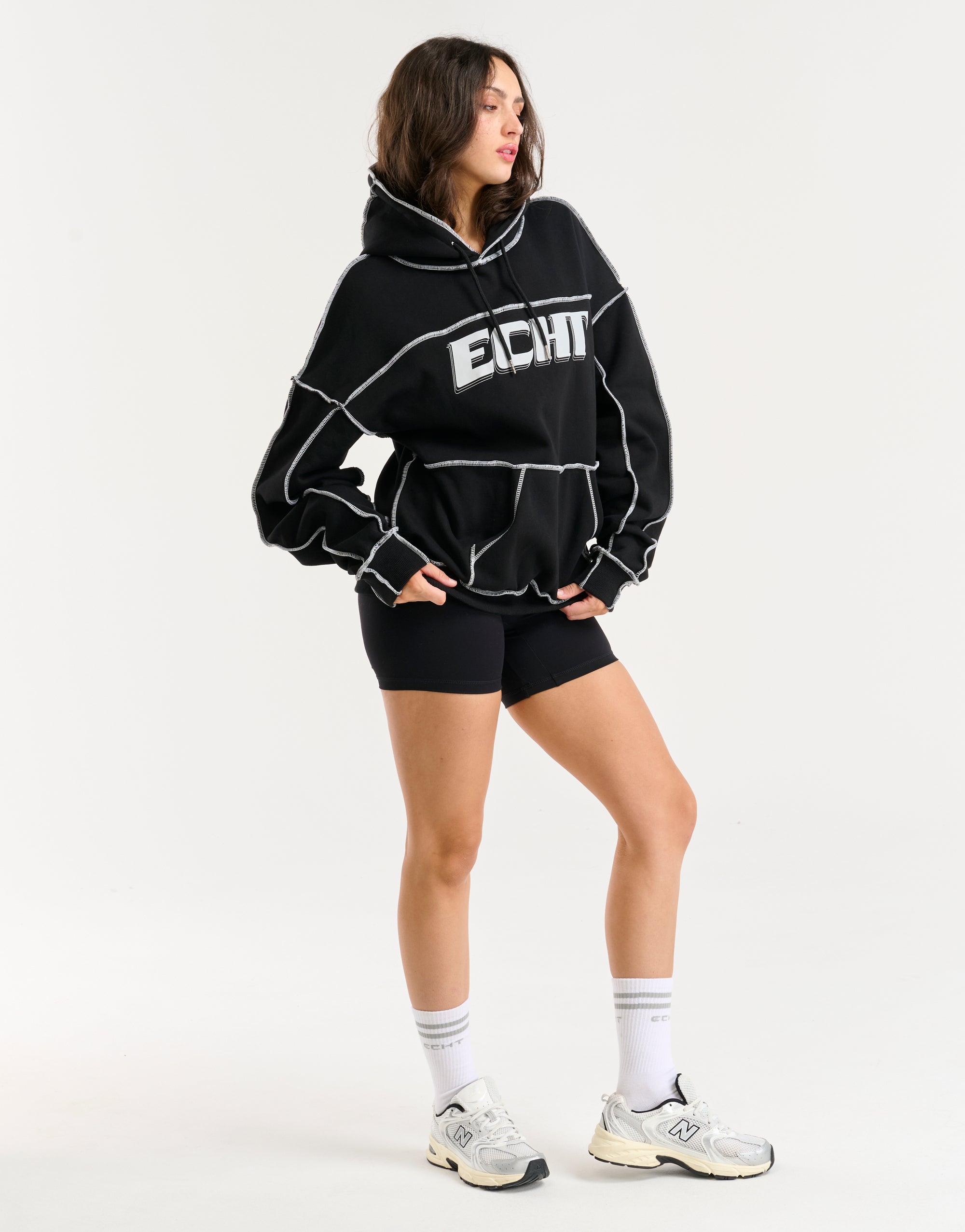 Track Hoodie - Black