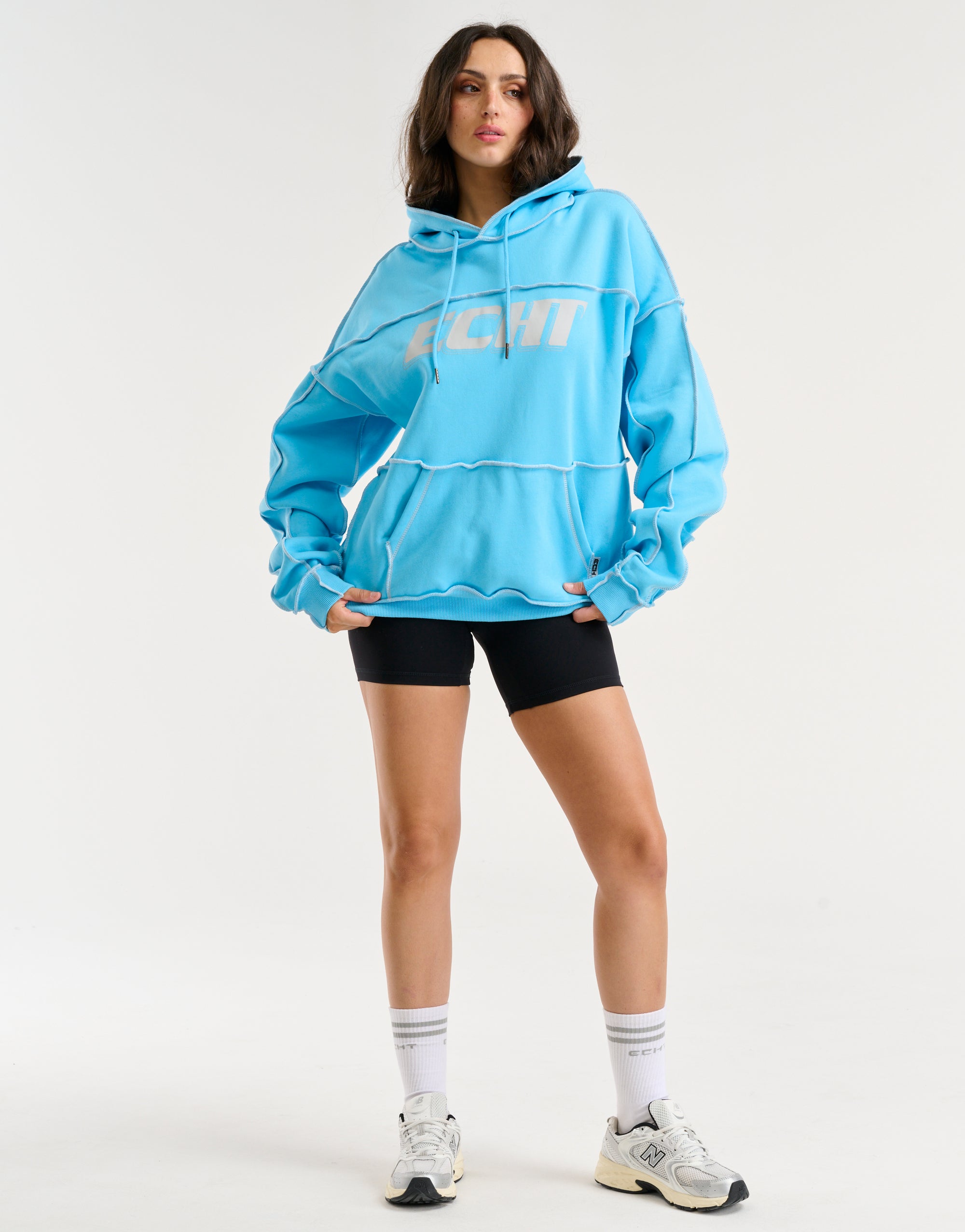 Track Hoodie - Blue