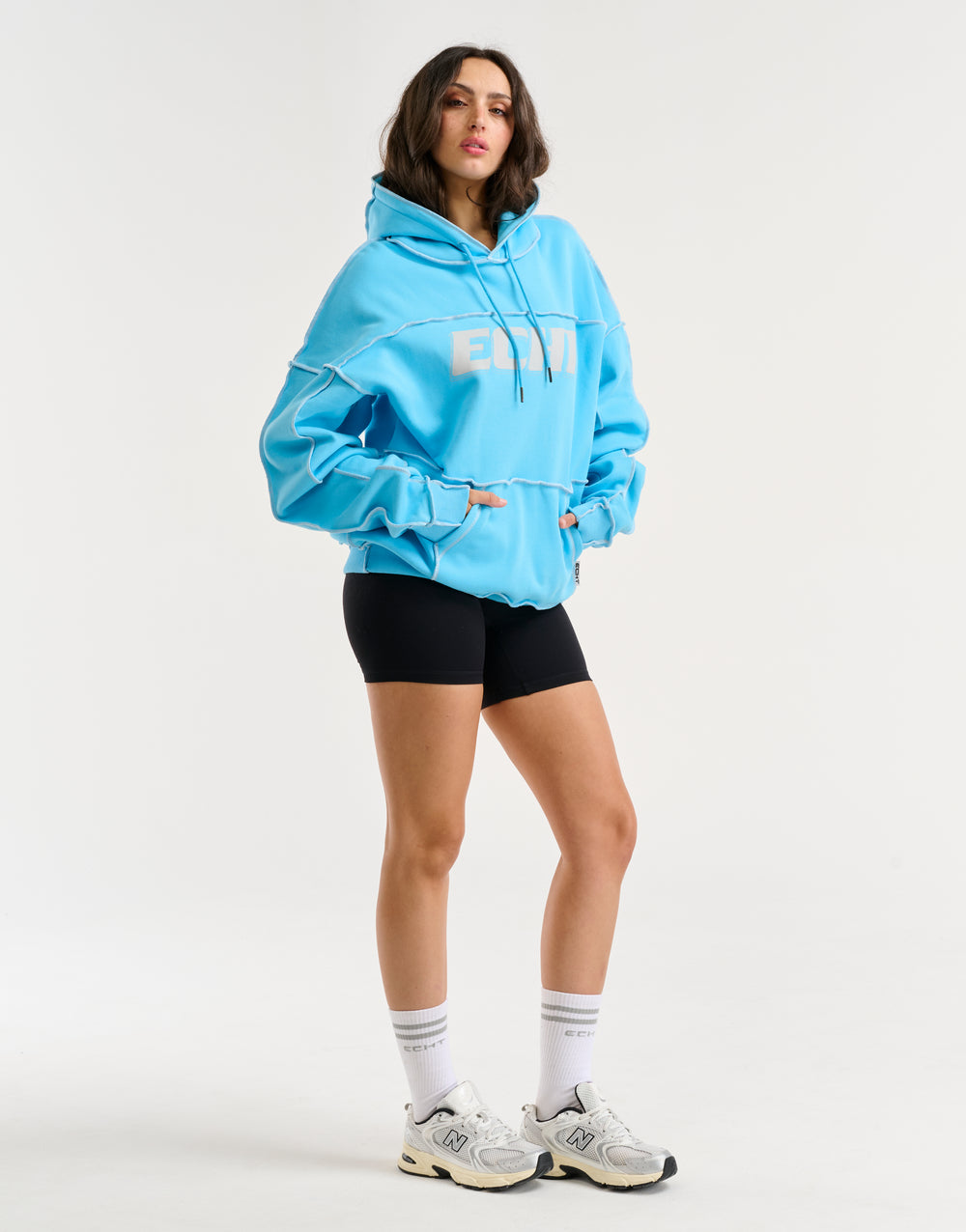 Track Hoodie - Blue