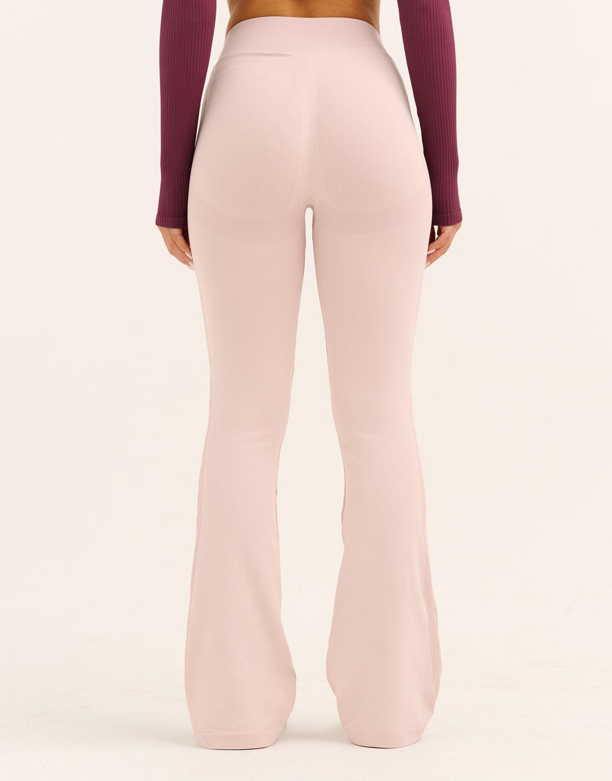 Arise Essential Mid-Waist Flare Leggings - Mauve