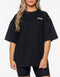 Track Oversize Tee - Black