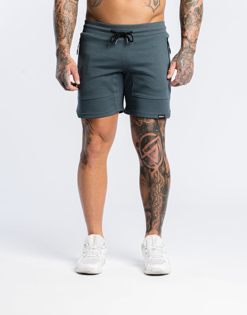 Echt Force Knit Shorts - Dark Slate