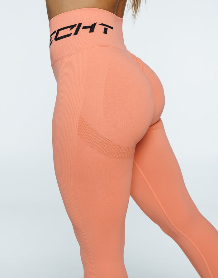 Dedicated Leggings (Fire Orange) – Cheexwear